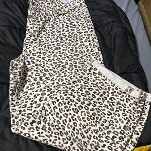 Leopard barrel Pants